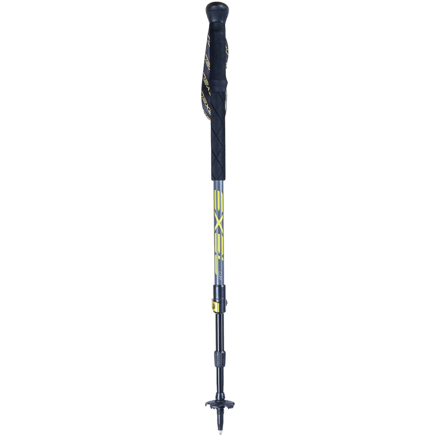 Exel Cliff Trekkingstokken (Paar) - Graphite Grey/yellow Antishock 3 Exel Cliff Trekkingstokken (Paar) - Graphite Grey/yellow Antishock