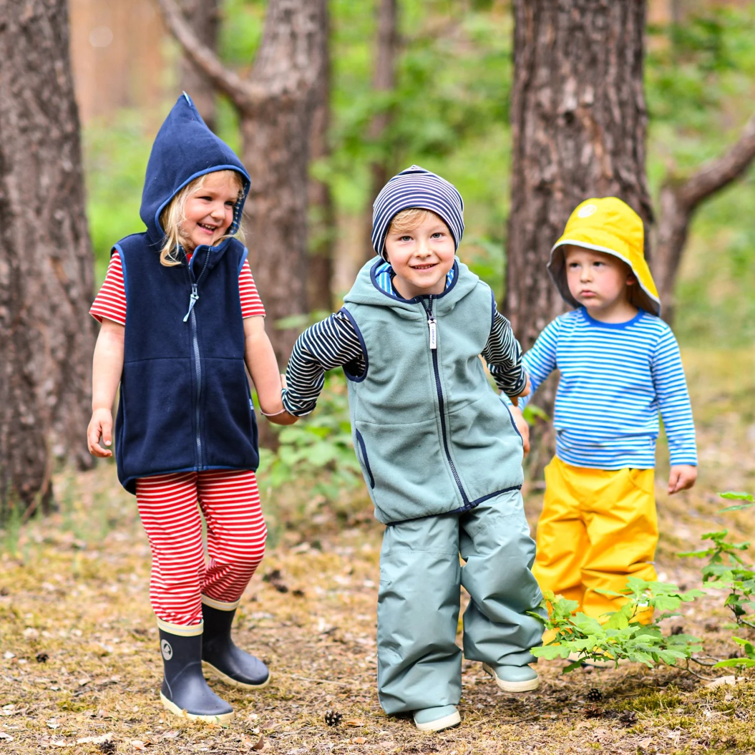 Finkid POPPELI Zip-In Binnenbodywarmer - Kinder Essential Fleece-Vest - Navy/denim 6 Finkid POPPELI Zip-In Binnenbodywarmer - Kinder Essential Fleece-Vest - Navy/denim - Afbeelding 4
