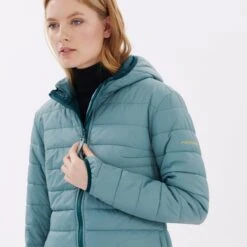 Finside VAALIA Zip-In Binnenjas - Dames Gewatteerde Jas - Smoke Blue / Deep Teal -Winkel Voor Buitensportartikelen finside vaalia zip in inner jacket women quilted jacket smoke blue deep teal 12 1511593