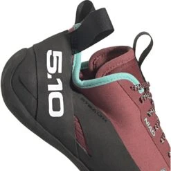 Five Ten Niad Lace Women's Climbing Shoes - Core Black / Crew Red / Acid Mint -Winkel Voor Buitensportartikelen five ten fw2874 niad lace core black crew red acid mint 03 970498