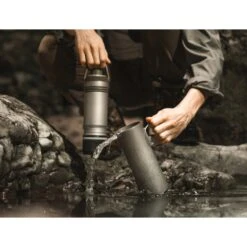 Grayl UltraPress Purifier Titanium Fles Met Waterfilter - 500ml - Olive Drab -Winkel Voor Buitensportartikelen grayl ultrapress purifier titanium bottle with water filter 500ml 6 1494957