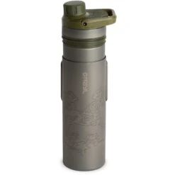 Grayl UltraPress Purifier Titanium Fles Met Waterfilter - 500ml - Olive Drab -Winkel Voor Buitensportartikelen grayl ultrapress purifier titanium bottle with water filter 500ml olive drab 1 1494961