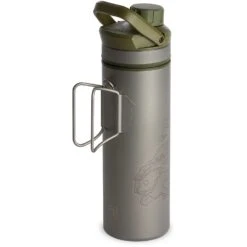 Grayl UltraPress Purifier Titanium Fles Met Waterfilter - 500ml - Olive Drab -Winkel Voor Buitensportartikelen grayl ultrapress purifier titanium bottle with water filter 500ml olive drab 5 1494965