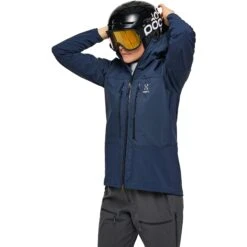 Haglöfs L.I.M Hybrid Touring Hood Dames Jack - Tarn Blue 3N5 -Winkel Voor Buitensportartikelen hagloefs lim hybrid touring hood jacket women tarn blue 3n5 10 1521630
