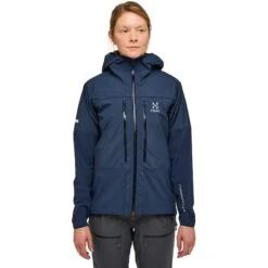 Haglöfs L.I.M Hybrid Touring Hood Dames Jack - Tarn Blue 3N5