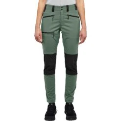 Haglöfs Mid Slim Broek Dames - Fjell Green/true Black 4HT