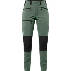 Haglöfs Mid Slim Broek Dames - Fjell Green/true Black 4HT -Winkel Voor Buitensportartikelen hagloefs mid slim pants women fjell green true black 4ht 5 1466449