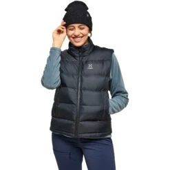Haglöfs Puffy Mimic Dames Vest - True Black 2C5 -Winkel Voor Buitensportartikelen hagloefs puffy mimic vest women true black 2c5 1 1521983