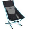 Helinox Beach Chair - Campingstoel - Zwart / Cyan Blue -Winkel Voor Buitensportartikelen helinox beach chair black cyan blue 12651r2 01 1383470