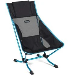 Helinox Beach Chair - Campingstoel - Zwart / Cyan Blue