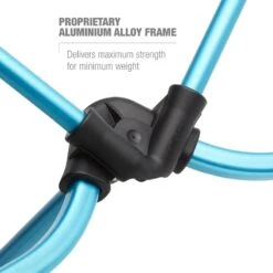 Helinox Beach Chair - Campingstoel - Zwart / Cyan Blue -Winkel Voor Buitensportartikelen helinox beach chair black cyan blue 12651r2 04 1383473