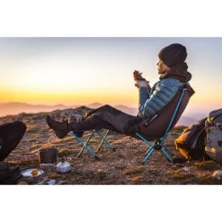 Helinox Chair Zero L - Campingstoel - Zwart / Cyan Blue -Winkel Voor Buitensportartikelen helinox chair zero life 3 1436189