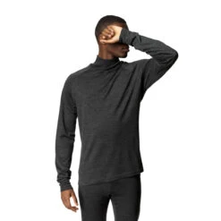 Houdini Activist Turtleneck Shirt Met Lange Mouwen Heren - True Black