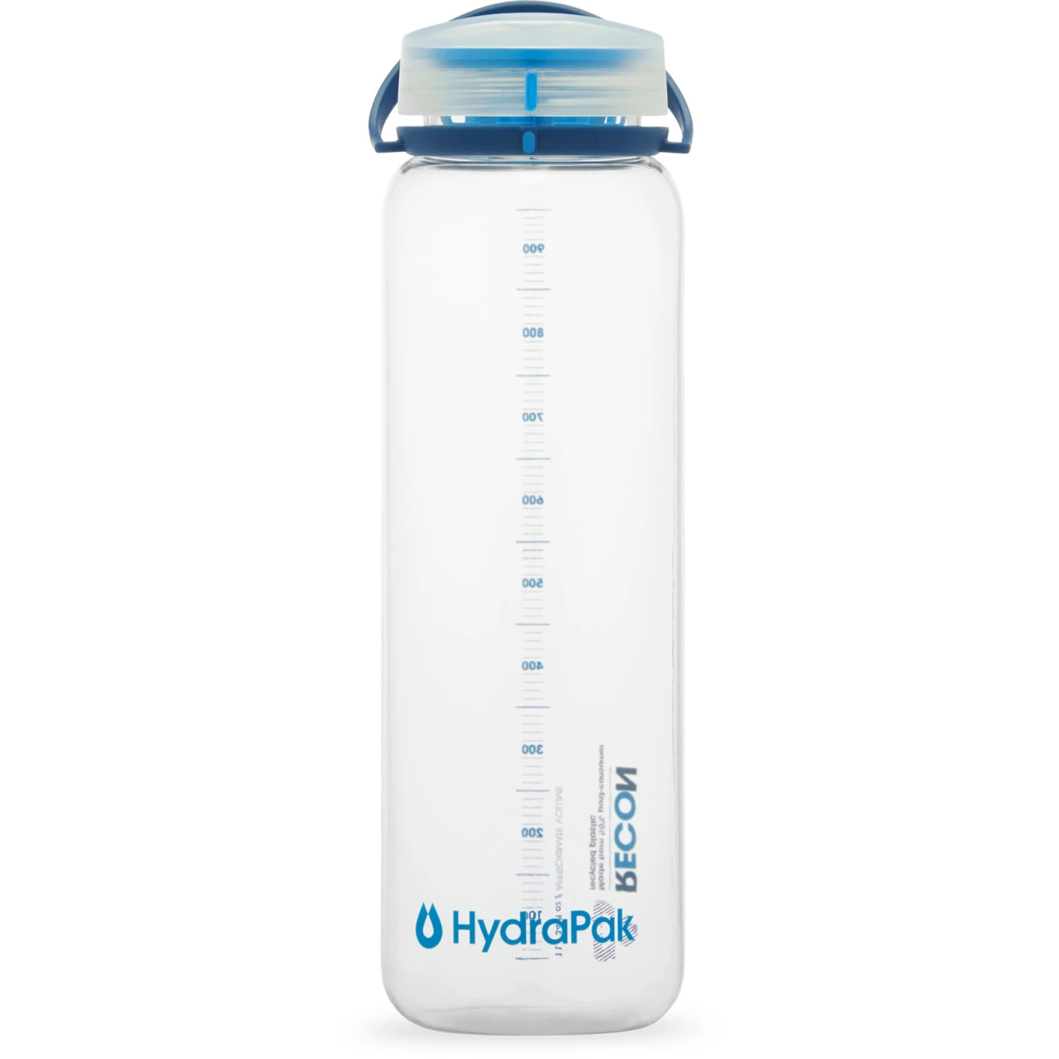 Hydrapak Recon™ Fles - 1L - Clear/Navy/Cyan 4 Hydrapak Recon™ Fles - 1L - Clear/Navy/Cyan - Afbeelding 2