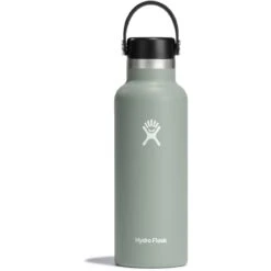 Hydro Flask 18 Oz Standard Mouth Isoleerfles + Flex Dop - 532ml - Agave