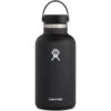 Hydro Flask 64 Oz Wide Mouth Insulated Bottle + Flex Cap 2.0 - 1892 Ml - Black