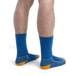 Icebreaker Hike+ Heavy Crew Sokken Heren - Lazurite/Snow -Winkel Voor Buitensportartikelen icebreaker mens hike plus heavy crew socks lazurite snow model 2 1498733