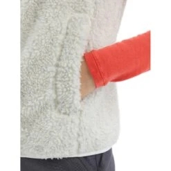 Icebreaker RealFleece™ High Pile Fleece Vest Dames - Ecru HTHR -Winkel Voor Buitensportartikelen icebreaker womens realfleece high pile vest ecru hthr 8 1489046