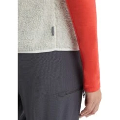 Icebreaker RealFleece™ High Pile Fleece Vest Dames - Ecru HTHR -Winkel Voor Buitensportartikelen icebreaker womens realfleece high pile vest ecru hthr 9 1489047