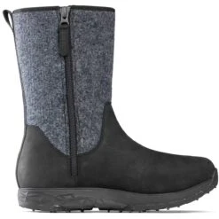 Icebug Grove ReWool BUGrip Winterlaarzen - Zwart/grijs -Winkel Voor Buitensportartikelen icebug grove rewool bugrip womens winter boots black grey 5 1526545
