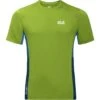Jack Wolfskin Narrows Heren T-Shirt 1807351 - Spring Lime -Winkel Voor Buitensportartikelen jack wolfskin narrows t m spring lime 1 911241