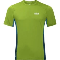 Jack Wolfskin Narrows Heren T-Shirt 1807351 - Spring Lime
