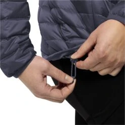 Jack Wolfskin Passamani Donzen Jack Met Capuchon - Dolphin -Winkel Voor Buitensportartikelen jack wolfskin passamani womens down hoody dolphin 4 1523289