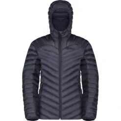 Jack Wolfskin Passamani Donzen Jack Met Capuchon - Dolphin -Winkel Voor Buitensportartikelen jack wolfskin passamani womens down hoody dolphin 7 1523292