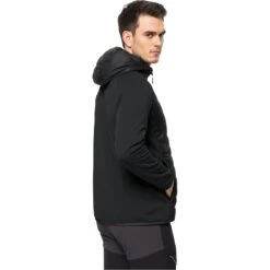 Jack Wolfskin Routeburn Pro Hybrid Herenjas - Zwart -Winkel Voor Buitensportartikelen jack wolfskin routeburn pro hybrid men black 3 1375025