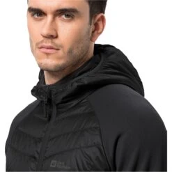 Jack Wolfskin Routeburn Pro Hybrid Herenjas - Zwart -Winkel Voor Buitensportartikelen jack wolfskin routeburn pro hybrid men black 5 1375027
