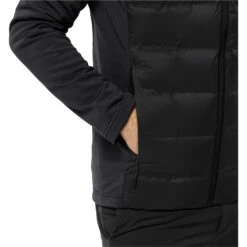 Jack Wolfskin Tasman Down Hybrid Jas - Zwart -Winkel Voor Buitensportartikelen jack wolfskin tasman down hybrid jacket black 2 1524440