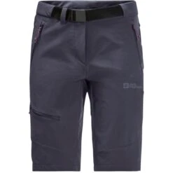 Jack Wolfskin Ziegspitz Dames Shorts - Graphite -Winkel Voor Buitensportartikelen jack wolfskin ziegspitz shorts women graphite 1 1375723