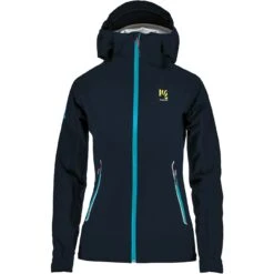 Karpos Temporale Women's Rain Jacket - Sky Captain/blue Atoll