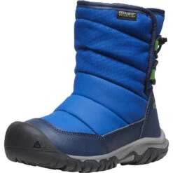 KEEN Puffrider Waterproof Kinder Winterlaarzen - Naval Academy / Surf (Schoenmaat 27-31) -Winkel Voor Buitensportartikelen keen puffrider waterproof kids winter boots naval academy surf 1 1550214