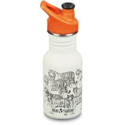 Klean Kanteen Kid Classic Sport Drinkfles Met Sport Cap 355 Ml - Tigers