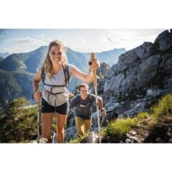 Komperdell Explorer Compact Cork Trekkingstokken (Paar) - Zilver/titan -Winkel Voor Buitensportartikelen komperdell explorer compact powerlock cork 7 1113384