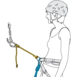 Petzl Connect Adjust Single Positioning Lanyard - Blau Connect Adjust 15 - 95cm -Winkel Voor Buitensportartikelen l034aa00 connect adjust blue 4 978684