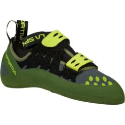 La Sportiva GeckoGym Vegan Klimschoenen - Olive/Neon -Winkel Voor Buitensportartikelen la sportiva geckogym vegan climbing shoes olive neon 6 1064504