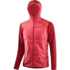 Loeffler Löffler Verve Primaloft Active Hybride Jas Met Capuchon - Merlot 569