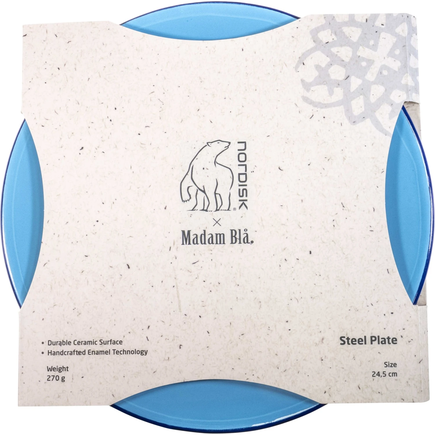 Nordisk Madam Blå Plate ø24cm - Sky Blue 5 Nordisk Madam Blå Plate ø24cm - Sky Blue - Afbeelding 3