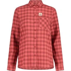 Maloja DonnerkogelM. Organic Cotton Dames Blouse - Rosehip Check 8766