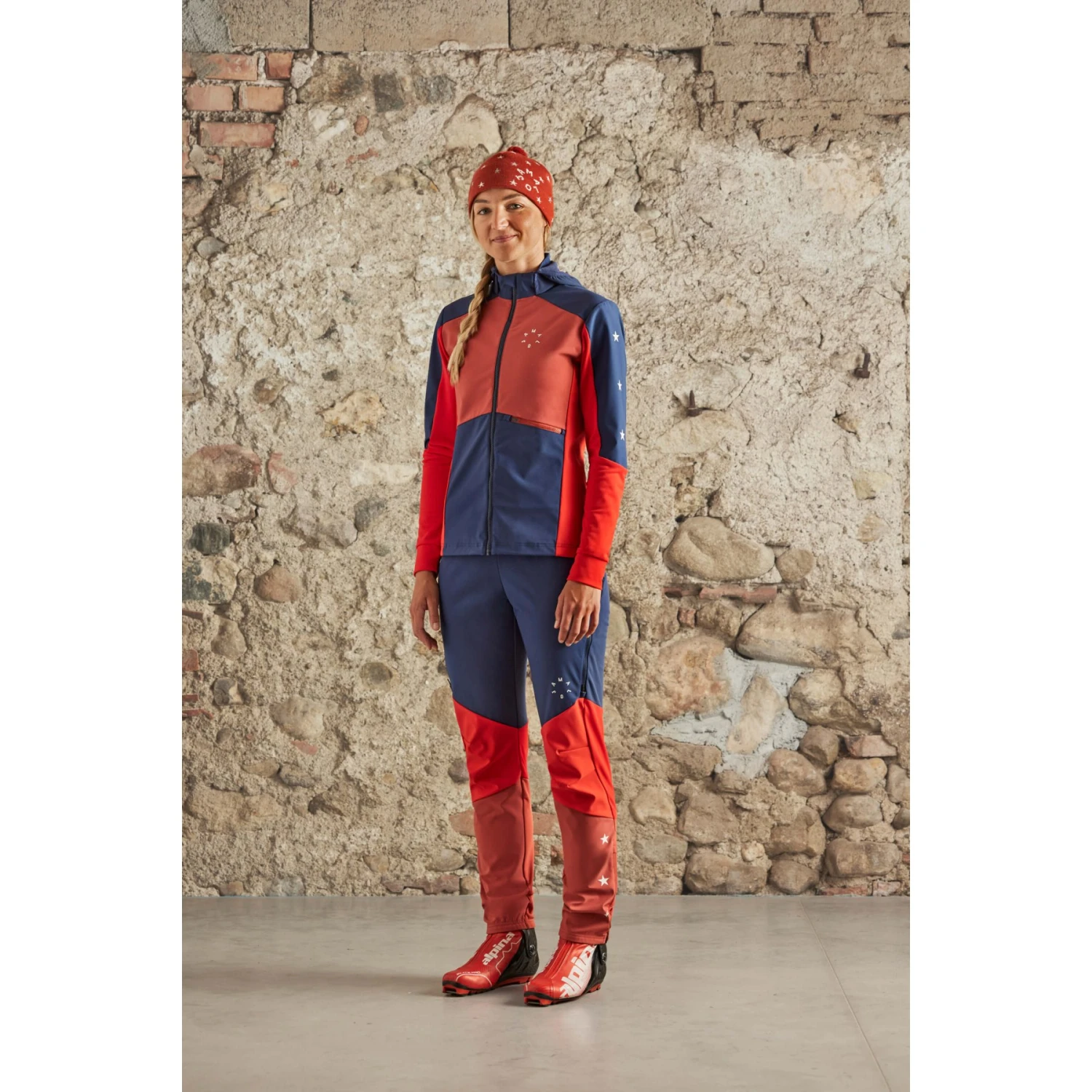 Maloja NaninaM. Nordic Hybrid Softshell Broek Dames - Regular - Moonless Multi 821 5 Maloja NaninaM. Nordic Hybrid Softshell Broek Dames - Regular - Moonless Multi 821 - Afbeelding 3