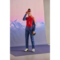 Maloja NaninaM. Nordic Hybrid Softshell Broek Dames - Regular - Rosewood 8583 -Winkel Voor Buitensportartikelen maloja nesham 1306183