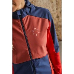 Maloja NeshaM. Nordic Hybrid Softshell Damesjas - Chocolate Multi 8785 -Winkel Voor Buitensportartikelen maloja nesham 1531041 1