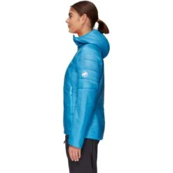 Mammut Eigerjoch Light Thermojas Met Capuchon Dames - Sky -Winkel Voor Buitensportartikelen mammut eigerjoch light insulated hooded jacket women sky 3 1127826