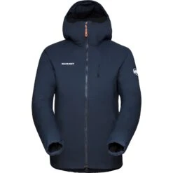 Mammut Rime Flex Geïsoleerde Jas Met Capuchon Dames - Marine-black -Winkel Voor Buitensportartikelen mammut rime insulated flex hooded jacket women marine black 4 1484715
