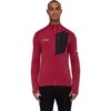 Mammut Taiss Light Midlayer Jas Heren - Blood Red-black -Winkel Voor Buitensportartikelen mammut taiss light midlayer jacket men blood red black 1 1485322