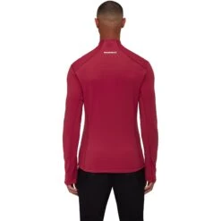 Mammut Taiss Light Midlayer Jas Heren - Blood Red-black -Winkel Voor Buitensportartikelen mammut taiss light midlayer jacket men blood red black 3 1485324