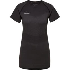 Mammut Trift T-Shirt Dames - Zwart 9 Mammut Trift T-Shirt Dames - Zwart -Winkel Voor Buitensportartikelen mammut trift t shirt women black 1 1291449