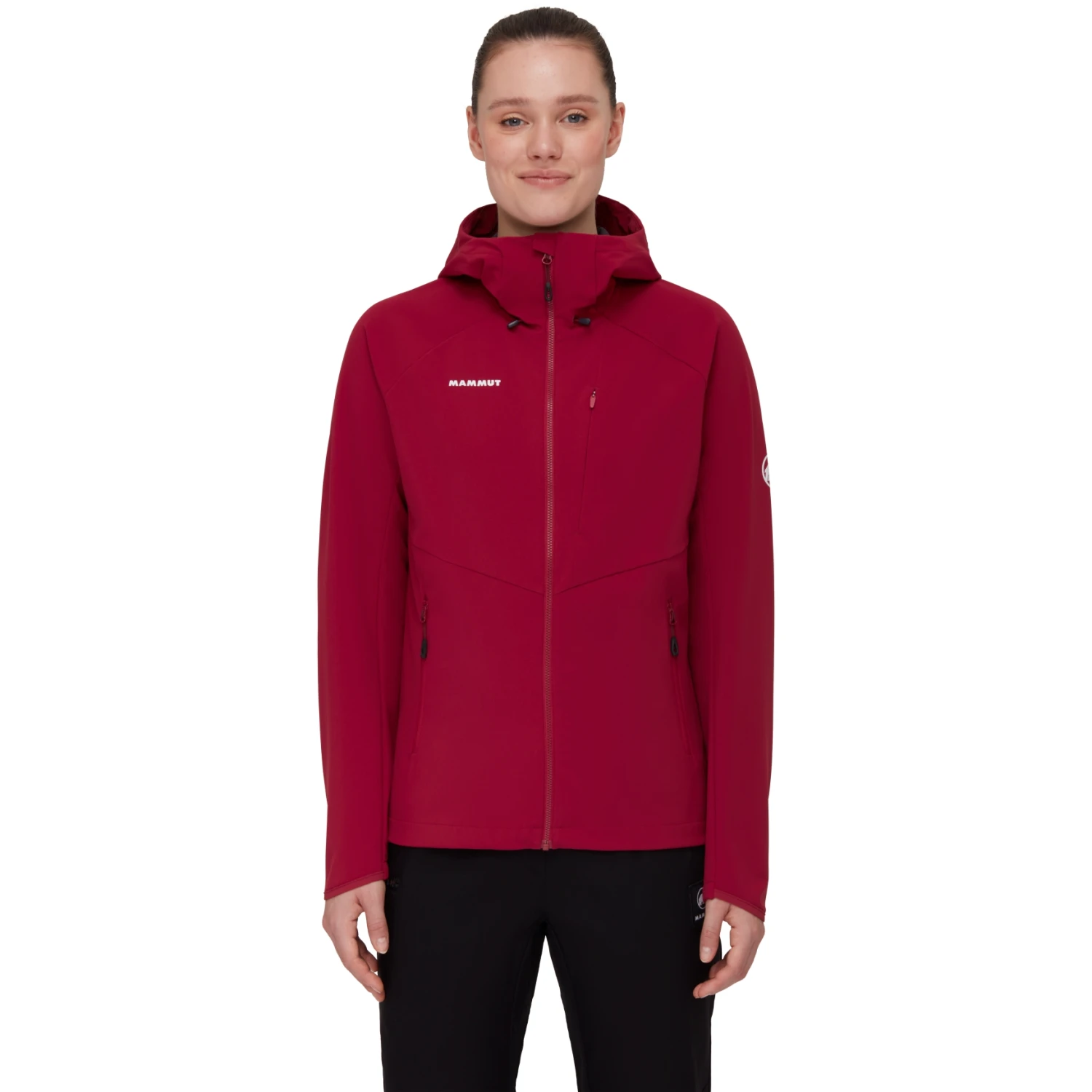 Mammut Ultimate Comfort Softshell Jas Met Capuchon Dames - Blood Red 3 Mammut Ultimate Comfort Softshell Jas Met Capuchon Dames - Blood Red